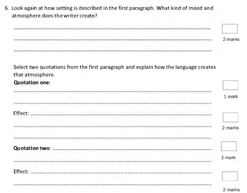 Question 2021 - North London Collegiate School - 11 Plus English Entrance Exam Paper - 2021