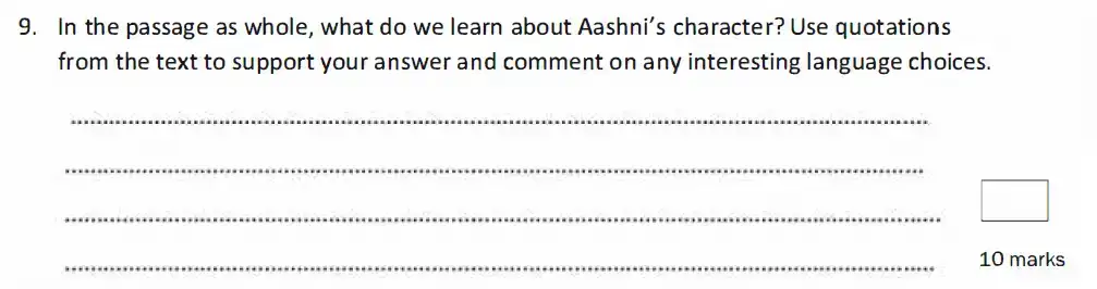 Question 2021 - North London Collegiate School - 11 Plus English Entrance Exam Paper - 2021