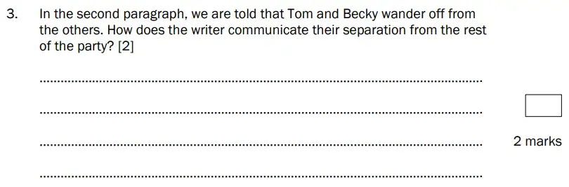 Question 03 - North London Collegiate School 11 Plus English Sample Paper