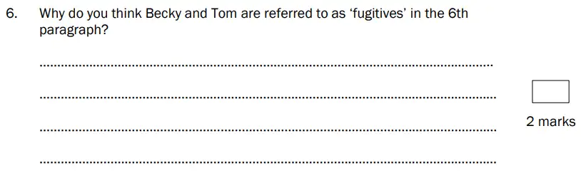 Question 06 - North London Collegiate School 11 Plus English Sample Paper
