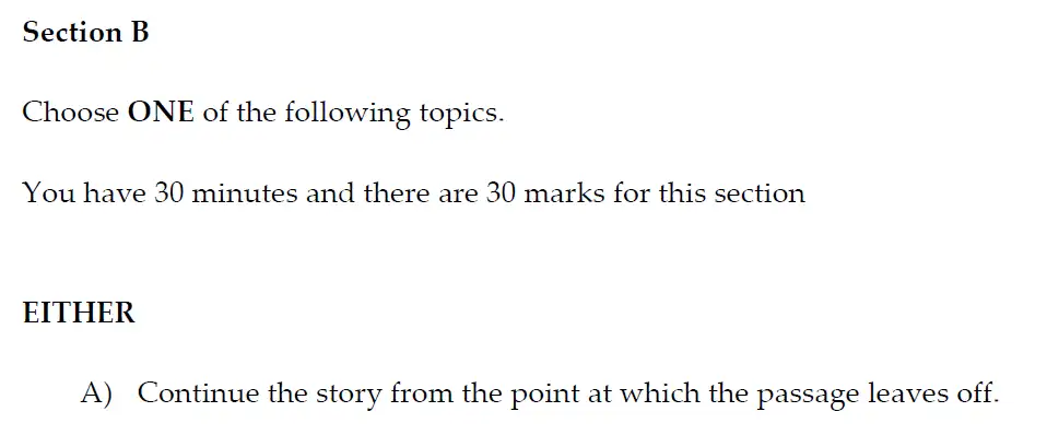 Writing task 01 - Oundle School – 11+ Exam English Junior Entrance Exam Sample Paper – 2019