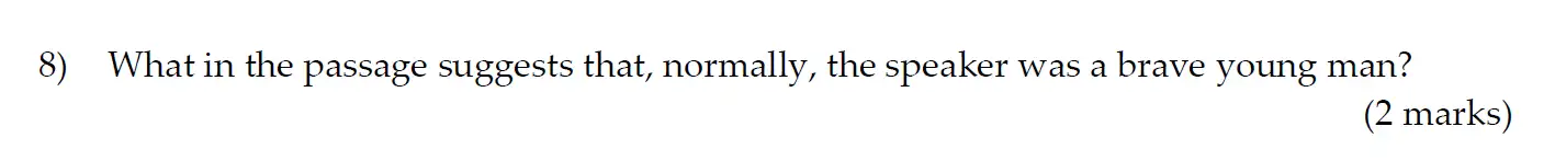 Question 08 - Oundle School – 11+ English Junior Entrance Exam – 2015
