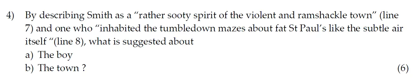 Question 04 - Oundle School – 11+ English Junior Entrance Exam – 2016
