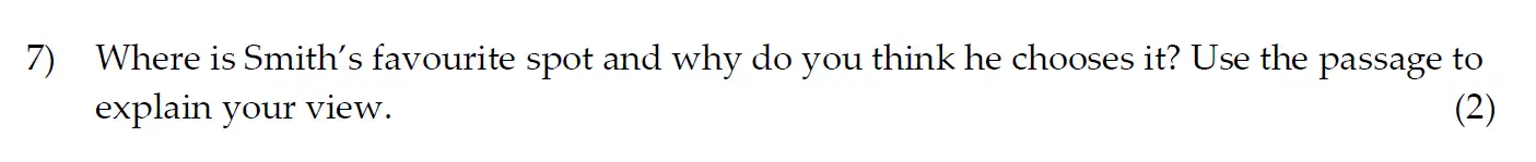 Question 07 - Oundle School – 11+ English Junior Entrance Exam – 2016