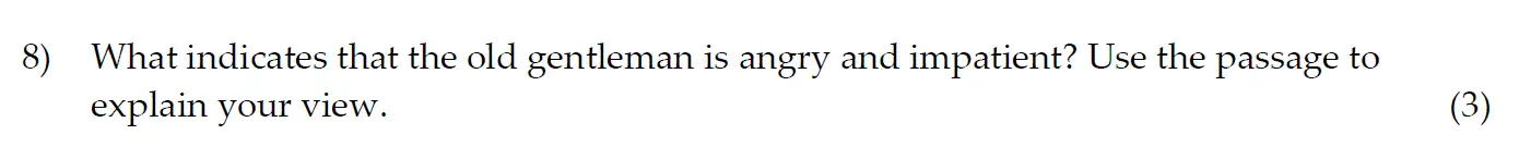 Question 08 - Oundle School – 11+ English Junior Entrance Exam – 2016