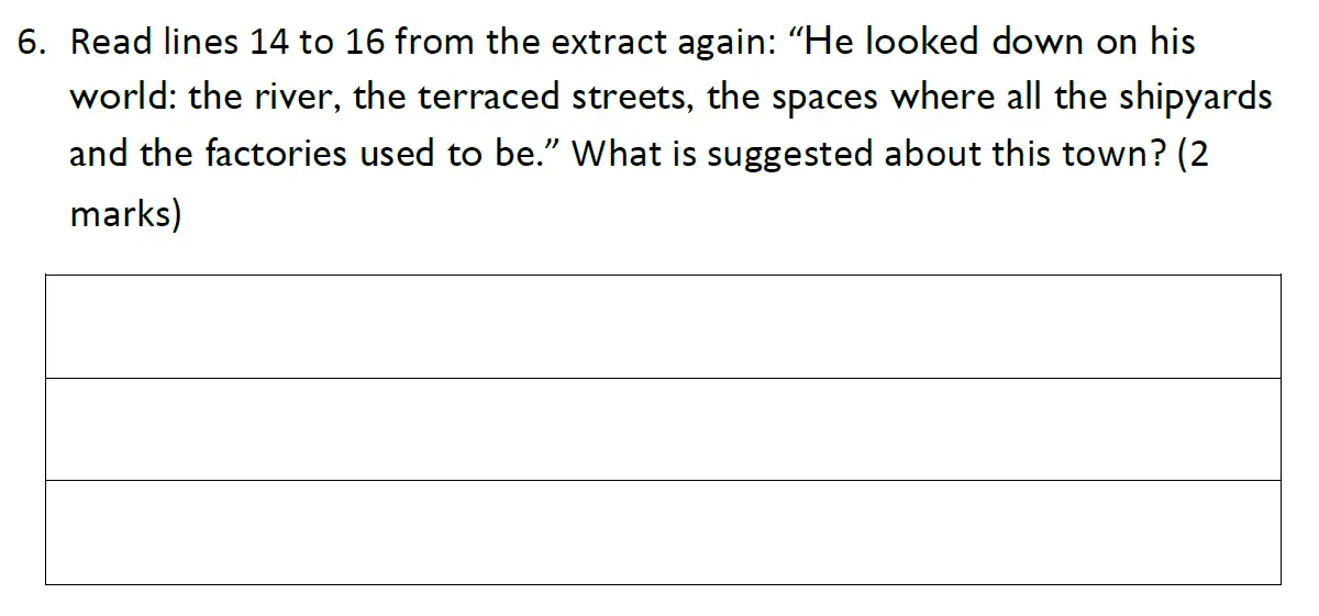 Question 2018 - Reigate Grammar School – 11+ English Entrance Exam – 2018