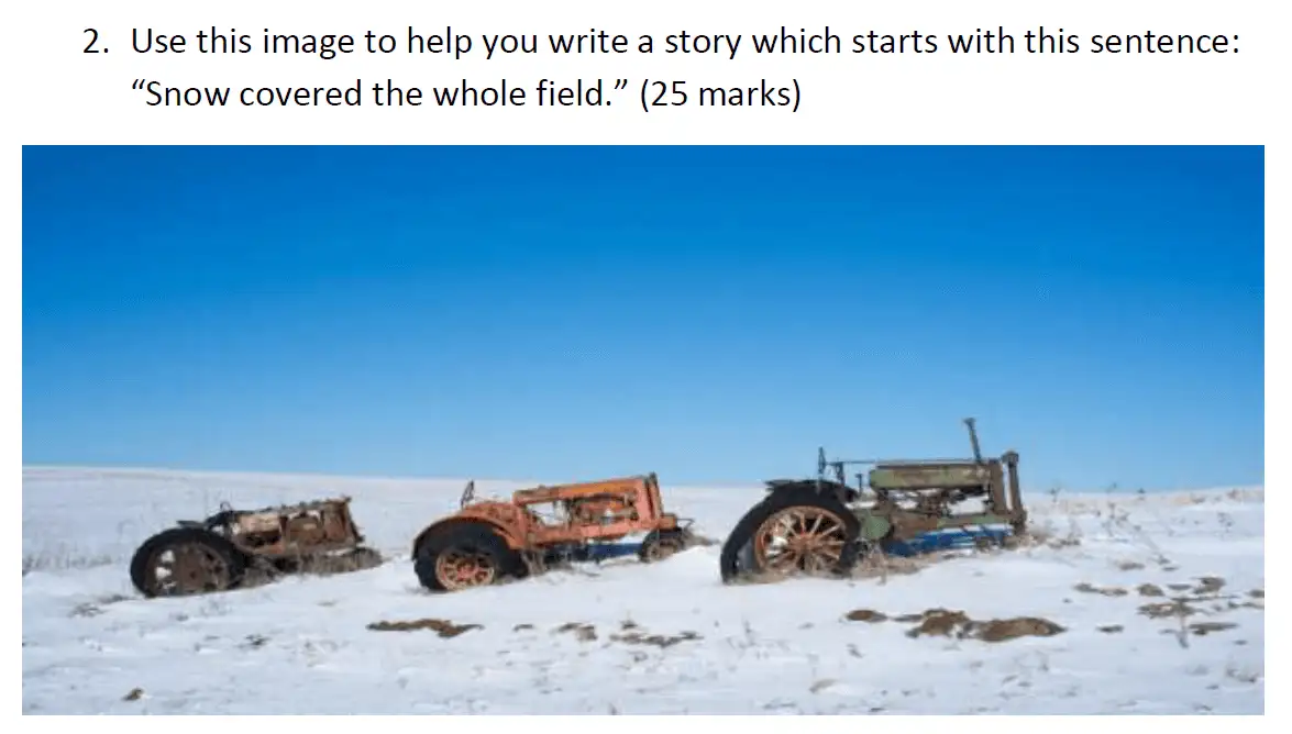 Writing task 02 - Reigate Grammar School – 11+ English Entrance Exam – 2019