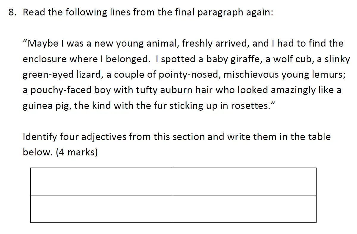 Question Paper - Reigate Grammar School – 11+ English Entrance Exam Paper – 2026