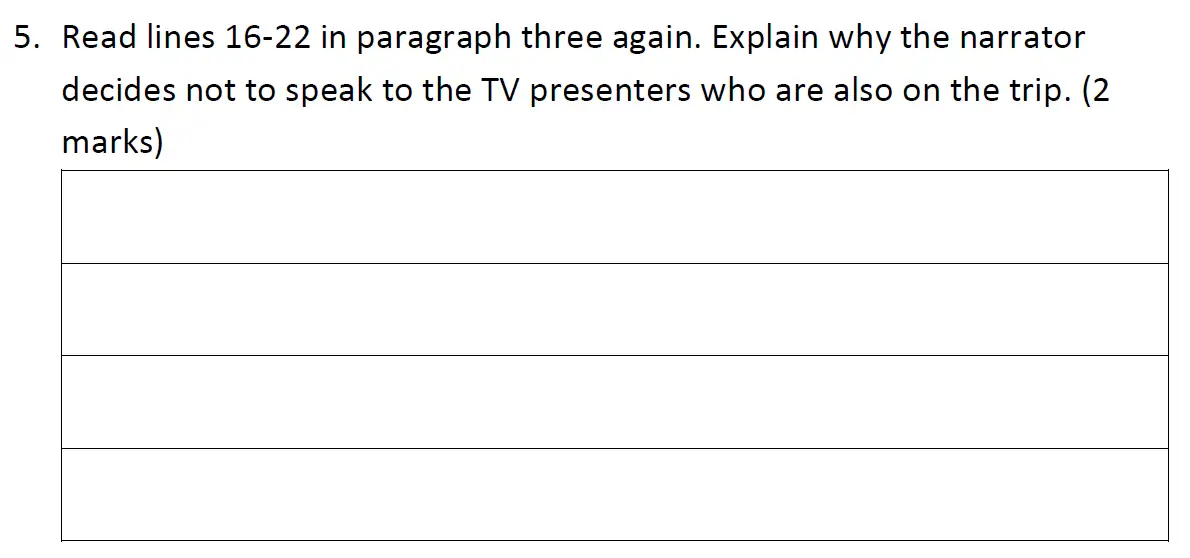 Question Paper - Reigate Grammar School – 11+ English Entrance Exam Paper – 2026