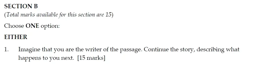 Writing task 04 - Sevenoaks School – 11+ English Entrance Examination – 2023