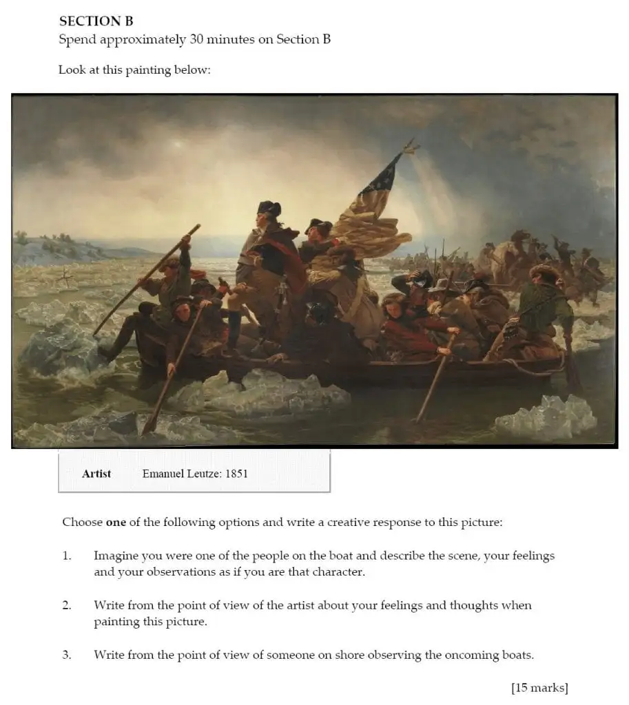 Writing task 01 - Sevenoaks School – 11+ English Entrance Examination – 2016