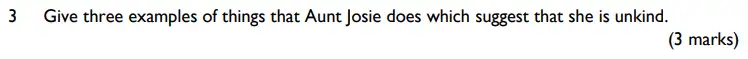Question 03 - St Albans High School for Girls 11 Plus English Specimen Paper 2016