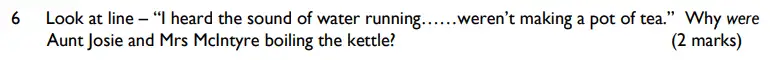 Question 06 - St Albans High School for Girls 11 Plus English Specimen Paper 2016