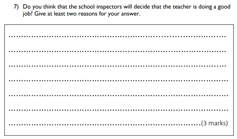 Question 07 - St Albans High School for Girls – 11+ English Specimen Paper – 2017