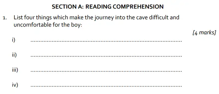 Question 01 - St Albans School – 11 Plus Entrance Examination English Paper – 2014