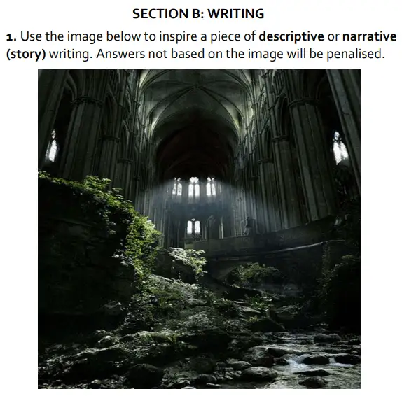 Writing task 01 - St Albans School – 11 Plus Entrance Examination English Paper – 2014