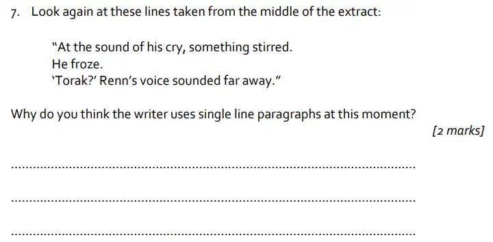 Question 07 - St Albans School – 11 Plus Entrance Examination English Paper – 2014