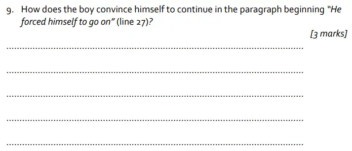 Question 09 - St Albans School – 11 Plus Entrance Examination English Paper – 2014