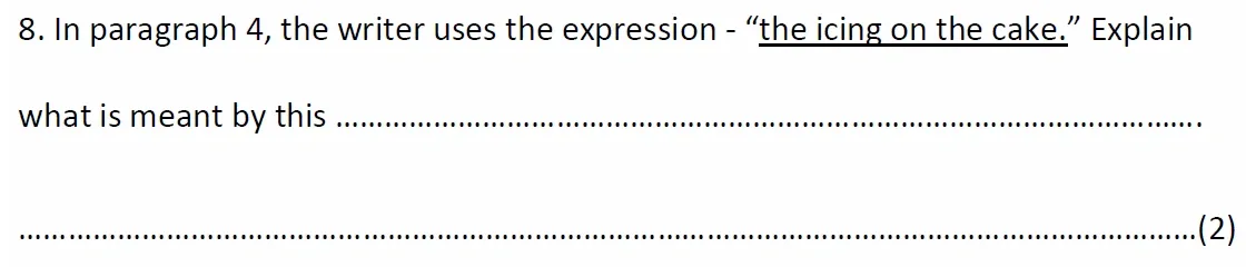 Question 08 - St Anselms College – 11+ English Sample Paper – 2026