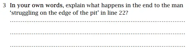 Question 3 - St Paul's Girls' School 11 Plus English Sample Paper 2