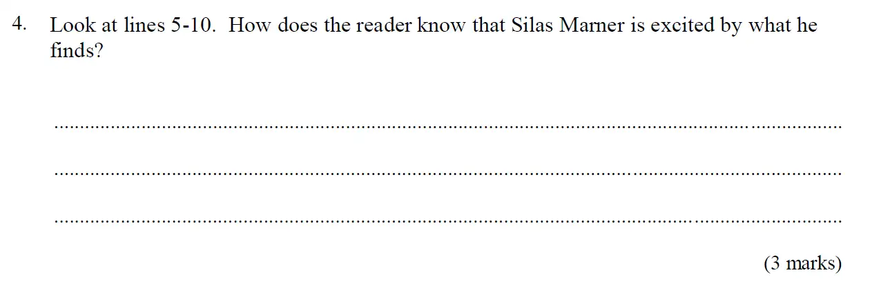 Question 04 - Streatham and Clapham High School - 11 Plus English Specimen Paper - 2019