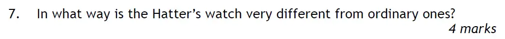 Question 07 - The Haberdashers' Aske's Boys’ School – 11+ English Entrance Examination – 2009