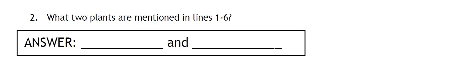 Question 02 - The Haberdashers' Aske's Boys’ School – 11+ English Entrance Examination – 2011