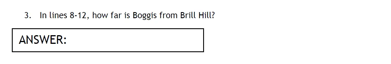 Question 03 - The Haberdashers' Aske's Boys’ School – 11+ English Entrance Examination – 2011