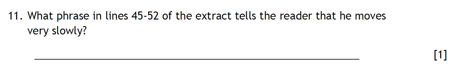 Question 11 - The Haberdashers' Aske's Boys’ School – 11+ English Entrance Examination – 2013