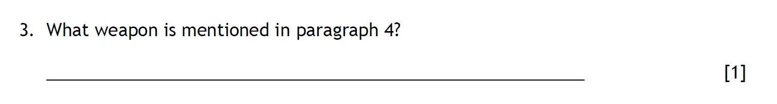 Question 03 - The Haberdashers' Aske's Boys’ School – 11+ English Entrance Examination – 2013