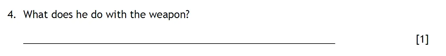 Question 04 - The Haberdashers' Aske's Boys’ School – 11+ English Entrance Examination – 2013