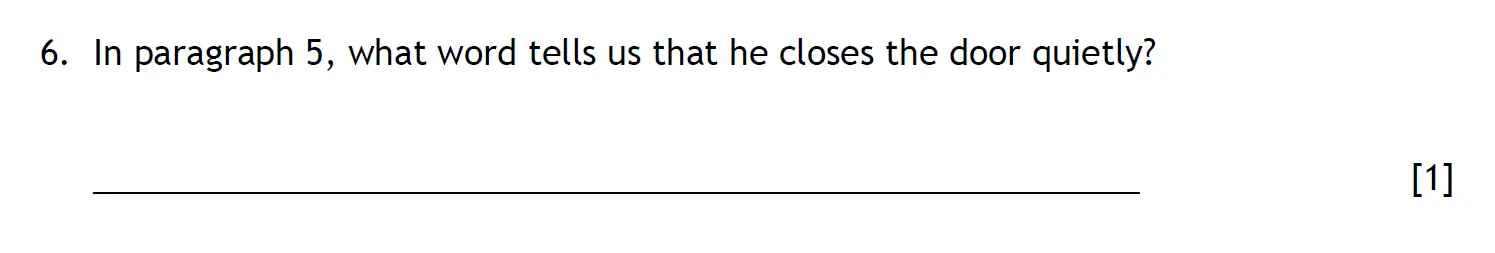 Question 06 - The Haberdashers' Aske's Boys’ School – 11+ English Entrance Examination – 2013