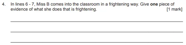 Question 04 - The Manchester Grammar School 11 Plus Entrance Exam English Paper 2019