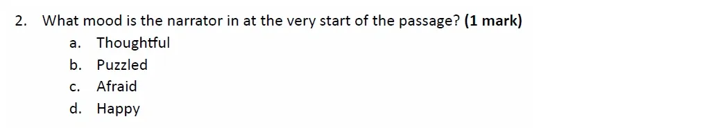 Question 02 - Withington Girls School – 11+ English Entrance Examination – 2023