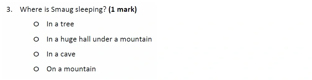 Question 03 - Withington Girls School – 11+ English Entrance Examination – 2022