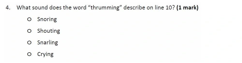 Question 04 - Withington Girls School – 11+ English Entrance Examination – 2022