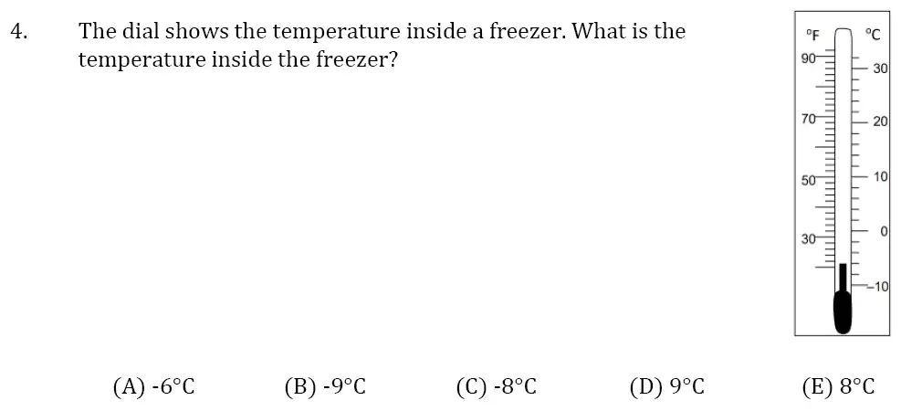 Question 04 - 11 Plus GL Maths Pack 1 Test Paper 1