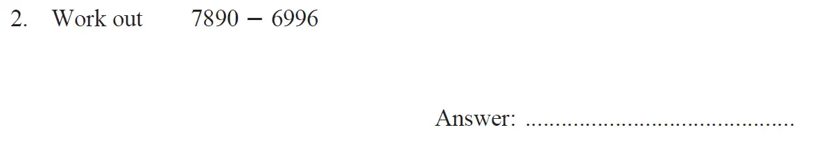 Question 2 - The North London Independent Girls' Schools' Consortium Group 1 Maths 2017