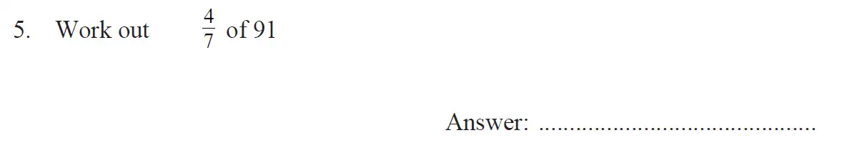 Question 5 - The North London Independent Girls' Schools' Consortium Group 1 Maths 2017