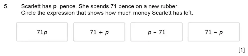 Question 5 - Aldenham School – 11+ Maths Sample Paper 2022