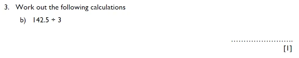 Question 3b - Aldenham School – 11+ Maths Sample Paper 2024