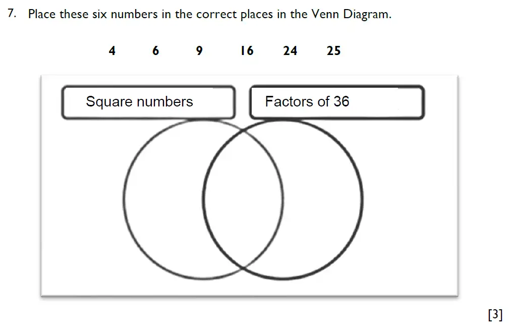 Question 7 - Aldenham School – 11+ Maths Sample Paper 2024