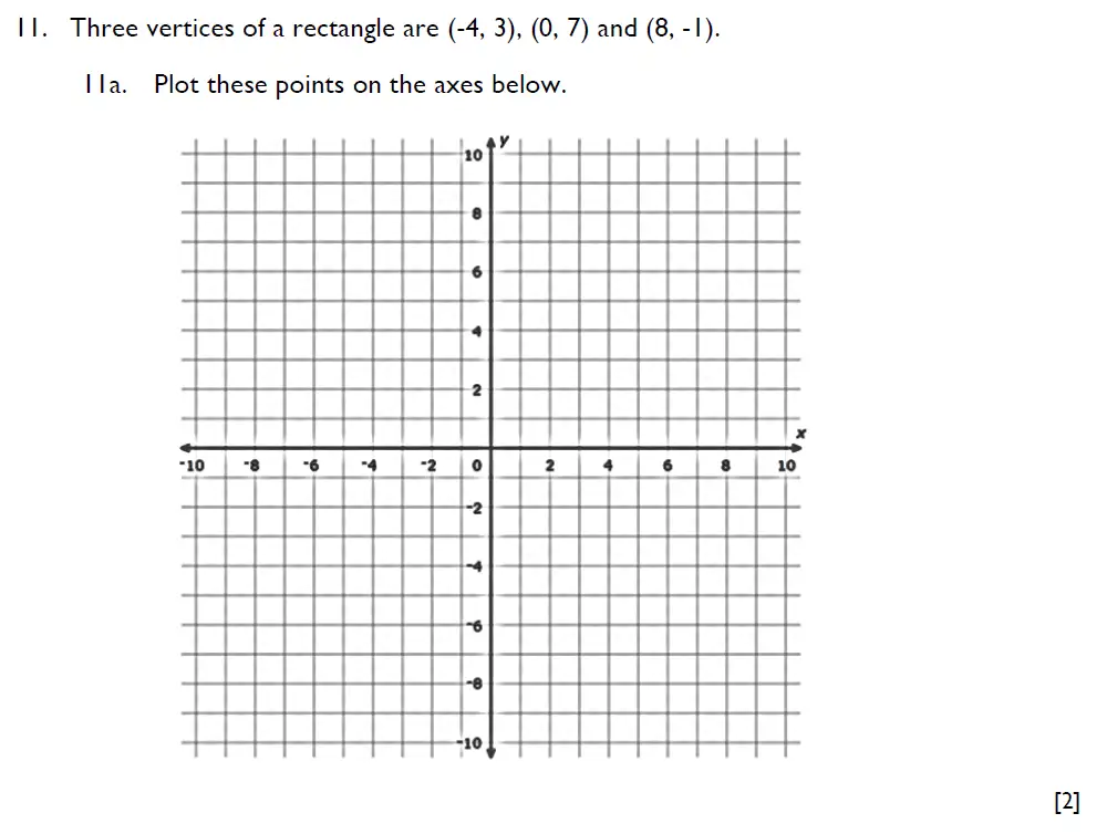 Question 11a - Aldenham School – 11+ Maths Sample Paper 2024