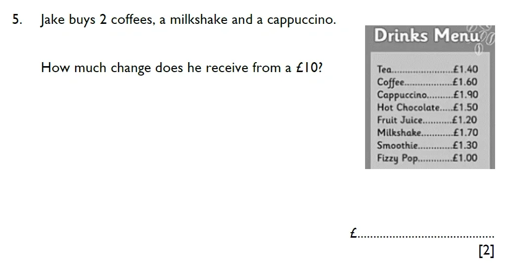 Question 05 - Aldenham School - 11 Plus Maths Sample Paper - 2025