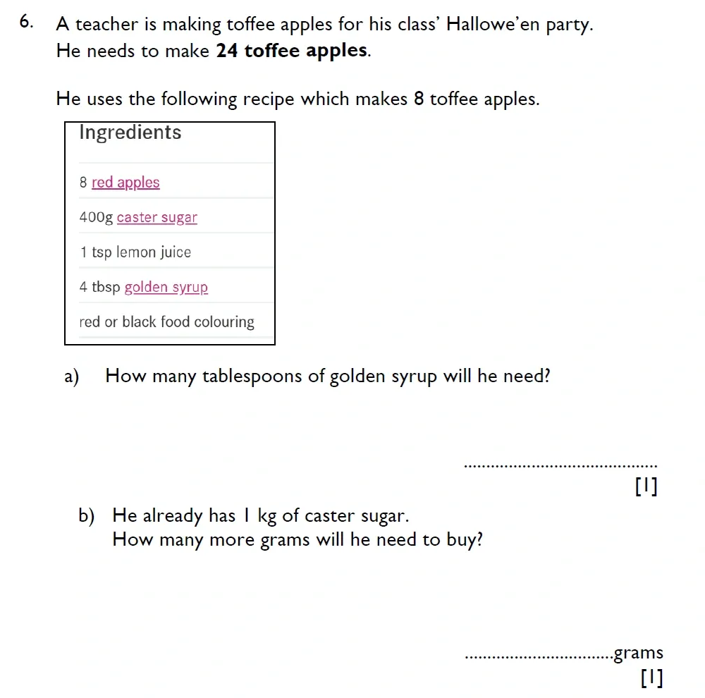 Question 06 - Aldenham School - 11 Plus Maths Sample Paper - 2025