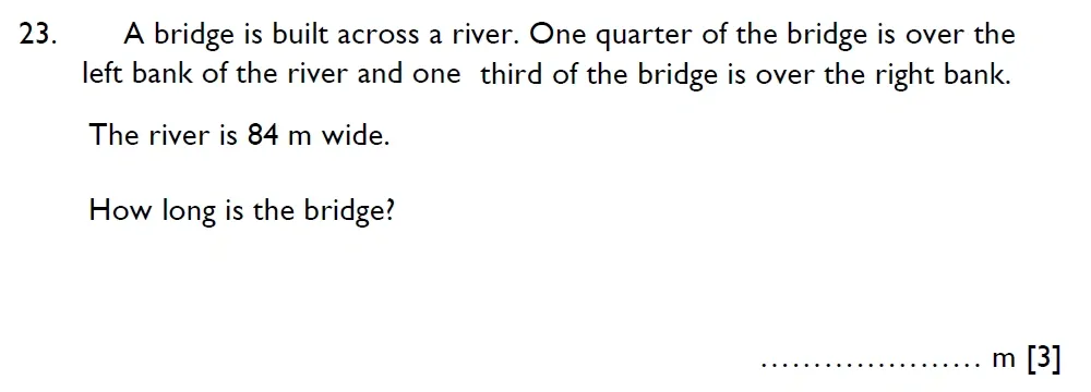 Question 23 - Aldenham School - 11 Plus Maths Sample Paper - 2026