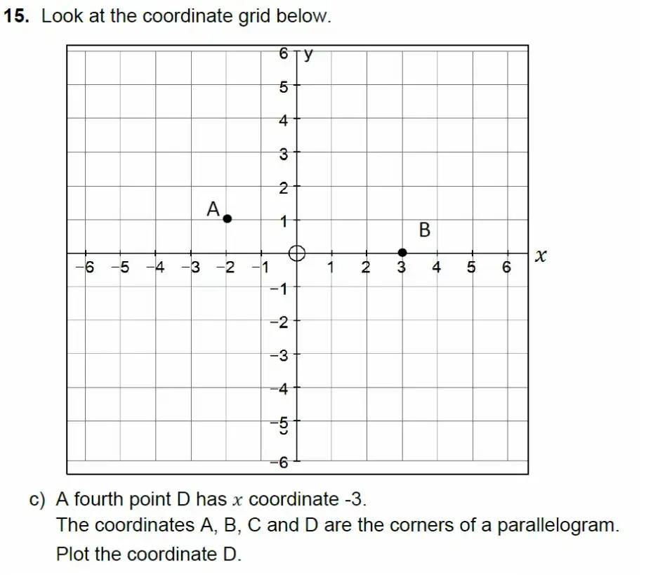 Question 15(c) - Alleyn's - 11 Plus Maths Sample Examination Paper 1 - 2026