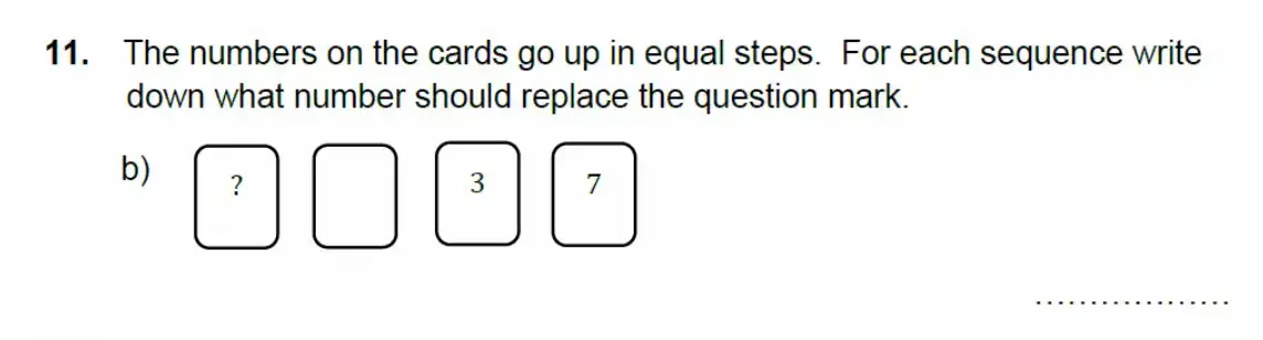 Question 11(b) - Alleyn's - 11 Plus Maths Sample Examination Paper 2 - 2026