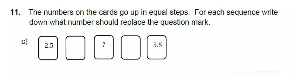 Question 11(c) - Alleyn's - 11 Plus Maths Sample Examination Paper 2 - 2026