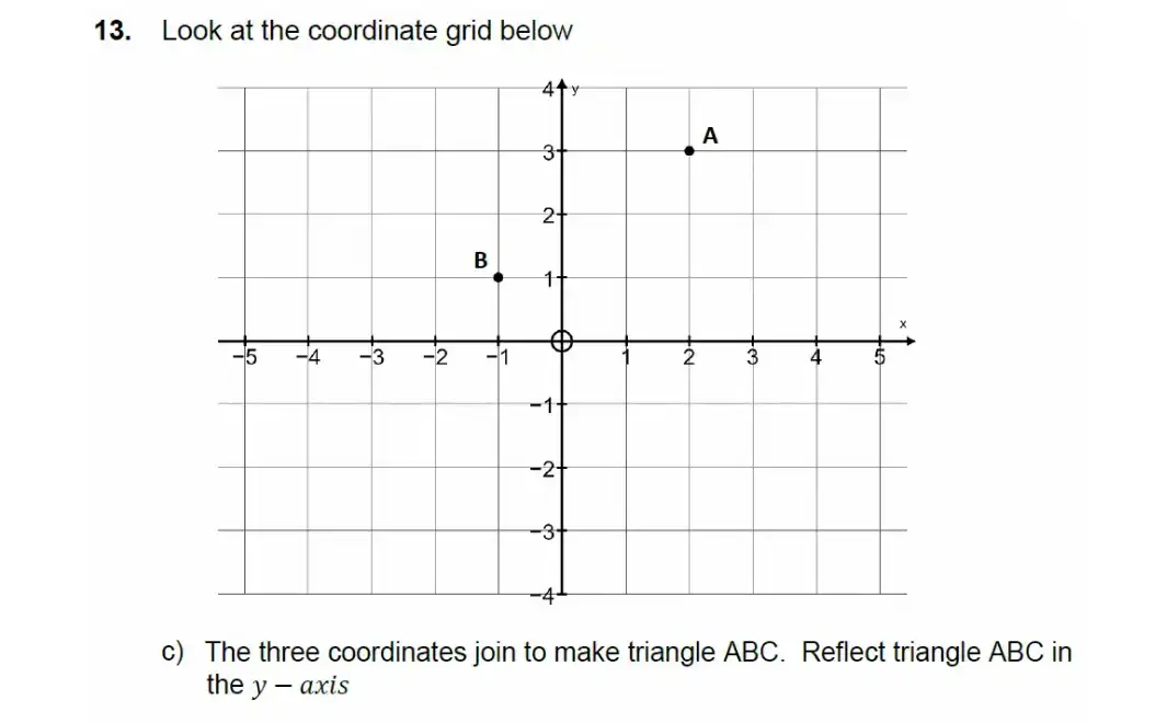 Question 13(c) - Alleyn's - 11 Plus Maths Sample Examination Paper 2 - 2026
